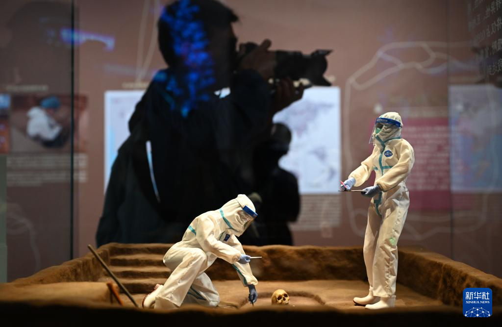 国博举办“东方故乡——中华大地百万年人类史”展