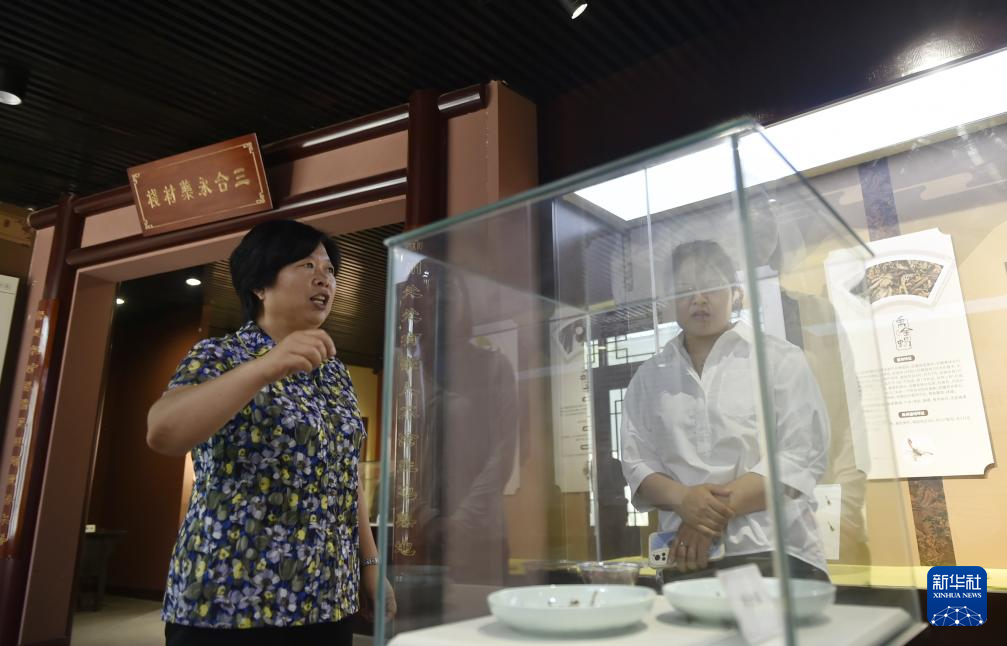 走进技艺传习馆 感受中药材加工