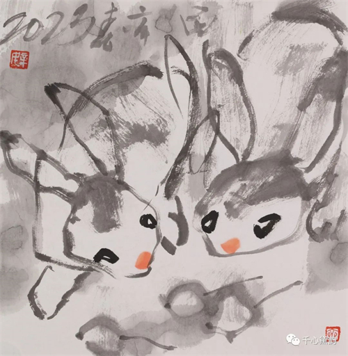 千黛 | 狮子搏兔