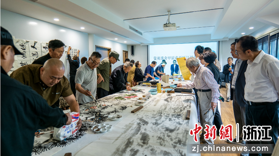 觉苑清舍甲辰春夏诗书画雅集在温州瓯海举办