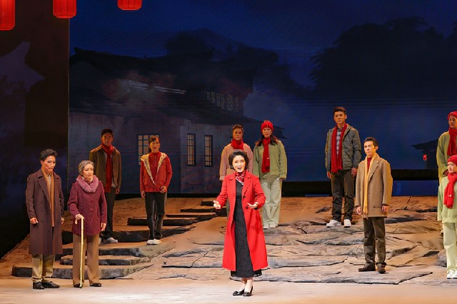 越音唱响国话！越剧现代戏《绿水青山》在京上演